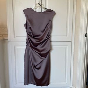 Betsy and Adam midi sheath ruched dress